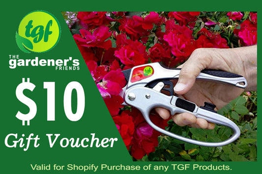 $10 gift card from The Gardener's Friend.