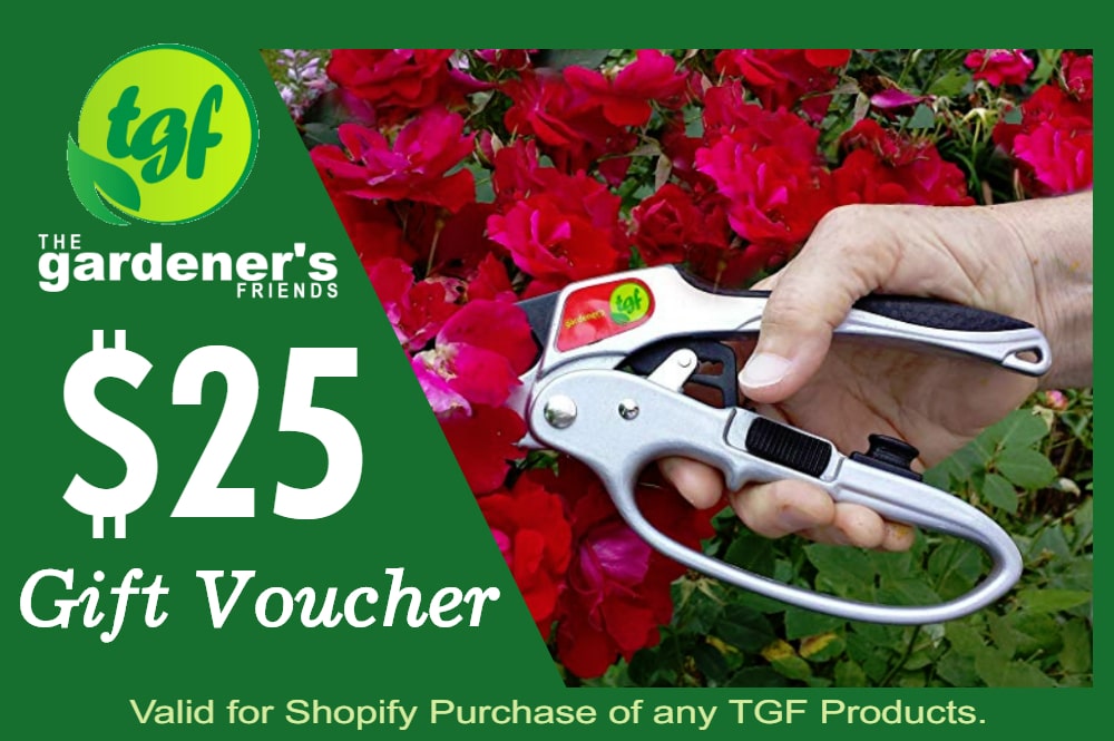 $25 gift voucher from The Gardener's Friend.